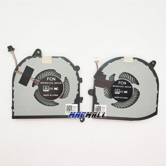 Nieuw Voor Dell Precision 5530 M5530 Xps 15 9570 0MV340 XPS15 7590 008YY9 0TK9J1 FJ6J Fkch Fcn Laptop Cpu Gpu cooler Cooling Fan CPU en GPU