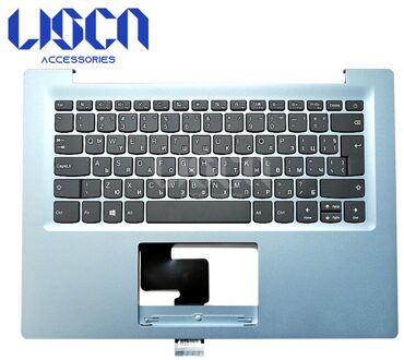 Nieuw Voor Lenovo Ideapad 120S-14 Cover Palmrest Hoofdletters Bulgaarse Toetsenbord Bezel 5CB0P23791
