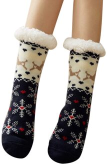 Nieuw Vrouwen Extra Warme Fleece Indoor Sokken Warme Voeten Stretchy Voor Winter Thuis Kerst S66