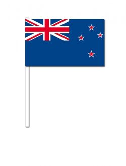 Nieuw Zeeland zwaai vlaggetjes 12 x 24 cm