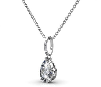 Nieuwe druppelhangers - zilver en kristal