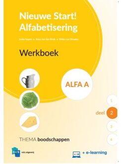 Nieuwe Start Alfabetisering 2 -   Nieuwe Start Alfabetisering Werkboek Alfa A Deel 2 + e-learning