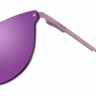 Nieuwe unisex zonnebril Geri ovaal nylon - maat Violet