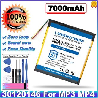Nieuwkomers 30120146 3.7V 7000Mah Lithium Polymeer Batterij Recorder Oplaadbare Batterijen Tablet Batterij