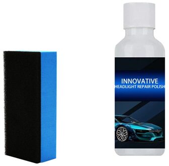 Nieuws 20Ml Auto Koplamp Reparatie Coating Oplossing Reparatie Kit Oxidatie Achteruitkijkspiegel Coating Koplamp Polijsten Anti-Kras Vloeistof 20ml en Sponge