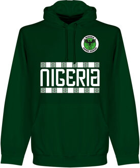 Nigeria Team Hooded Sweater - Donker Groen - XXL