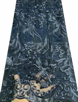 Nigeriaanse Lila Kant Stof Met Stenen Afrikaanse Mesh Stof 5Yards Franse Netto Afrikaanse Kant Stof 2022 Kant VLY108 AS PIC9