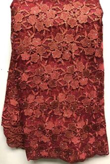 Nigeriaanse Netto Veters Stoffen Tulle Afrikaanse Veters Stof Bruiloft Afrikaanse Franse Netto Kant VLL4702 Groen AS PIC3