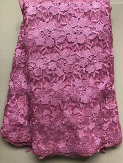 Nigeriaanse Netto Veters Stoffen Tulle Afrikaanse Veters Stof Bruiloft Afrikaanse Franse Netto Kant VLL4702 Groen AS PIC7