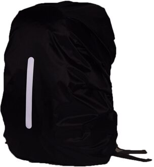 Night Ruimtebesparend Rugzak Regenhoes Camping Outdoor Wandelen Stofdicht Prtective Waterdicht Polyester Draagbare Reflecterende Tape XL