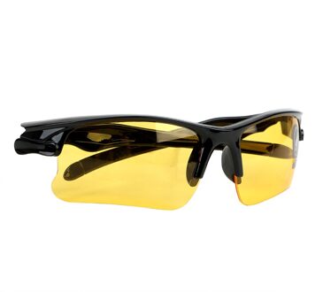 Night-Vision Bril Beschermende Gears Zonnebril Nachtzicht Drivers Goggles Rijden Bril Interieur Accessoires Anti Glare geel