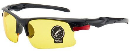 Night-Vision Bril Beschermende Gears Zonnebril Nachtzicht Drivers Goggles Rijden Bril Interieur Accessoires Anti Glare geel