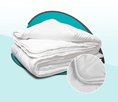 Nightlife Dekbed Katoen Comfort 4 Seizoenen - 4 Seizoenen & Zomer & Winter - 140x200 Cm (Eenpersoons) - Nightlife 300 + 200 Gram Per M² - Dekbed-Discounter.nl - 140 x 200 cm
