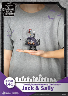 Nightmare before Christmas D-Stage PVC Diorama Jack & Sally 15 cm