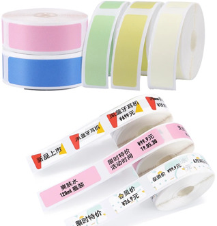 Niimbot D11 Thermal Label Paper Supermarket Price Label sticker Waterproof Anti-Oil Pure Color Scratch-Resistant Labels
