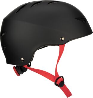 Nijdam Dark Fyre Helm Junior zwart - rood - 50-54