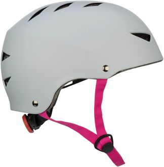 Nijdam Stone Blush Helm Junior grijs - roze - 58-62