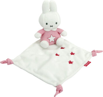 Nijn Knuffeldoekje nijntje roze denim