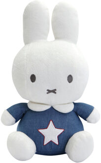 Nijn Pluche nijntje blauw denim 25 cm