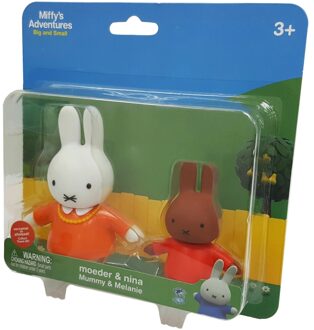 Nijntje 2-Pack Moeder & Nina oranje 10,5 cm