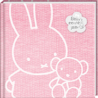 Nijntje: Baby's eerste jaar boek. Roze