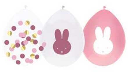 Nijntje Ballonnen - Nijntje - Baby roze - 5st.