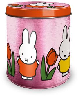 Nijntje Bewaarblik Nijntje tulpen roze 10x11,5cm