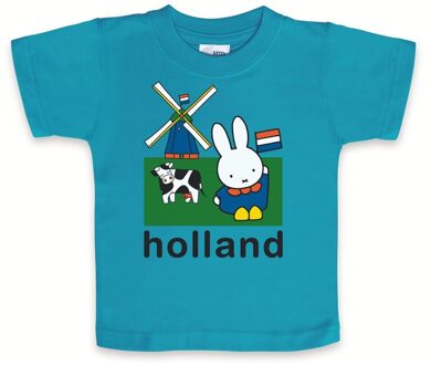 Nijntje Blauw Nijntje baby t-shirt Holland 74 (6-9 mnd)