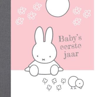 Nijntje Boek Baby eerste jaar Nijntje - roze Nijntje - (ISBN:8712048306113)