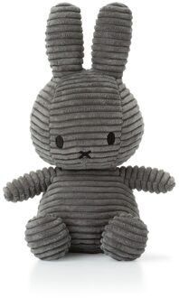 Nijntje coduroy donkergrijs 23 cm