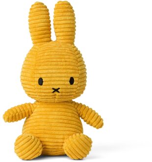 Nijntje Corduroy knuffel geel - 23 cm