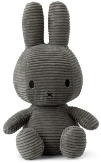 Nijntje Corduroy Knuffel Grijs - 33 Cm