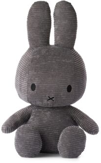 Nijntje Corduroy Knuffel Grijs - 50 Cm