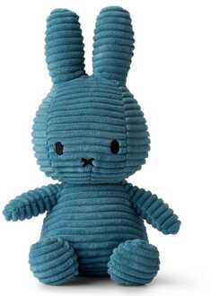 Nijntje eco corduroy knuffel, 23 cm, aviator blauw