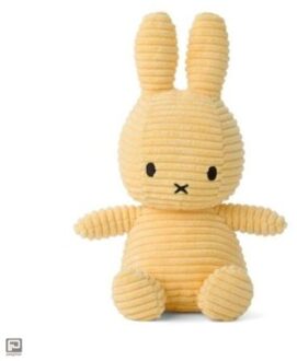 Nijntje eco corduroy knuffel, 23 cm, botercreme
