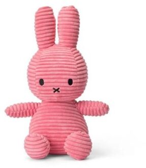 Nijntje eco corduroy knuffel, 23 cm, bubblegum roze