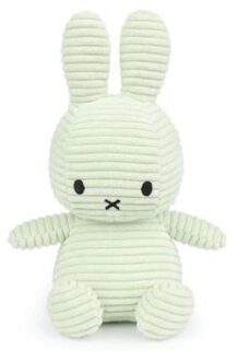 Nijntje eco corduroy knuffel, 23 cm, fresh mint