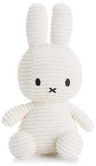 Nijntje eco corduroy knuffel, 23 cm, off white