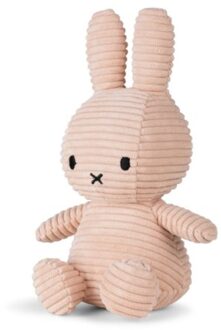 Nijntje eco corduroy knuffel, 23 cm, roze