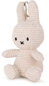 Nijntje eco corduroy sleutelhanger, 10 cm, grijs