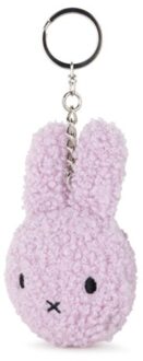 Nijntje eco teddy sleutelhanger, 10 cm, lila