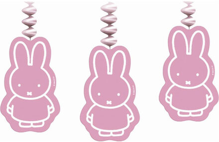 Nijntje Hangdecoratie Lichtroze 3 stuks