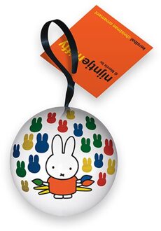 Nijntje Kerstbal metaal nijntje museum  6,8cm