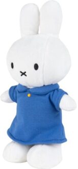 Nijntje knuffel, formaat 24 cm, blauwe jurk