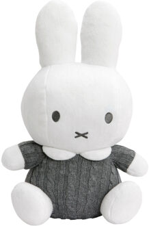 Nijntje knuffel gebreid - 32 cm - grijs