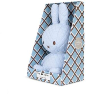 Nijntje knuffel in cadeaubox, formaat 23 cm, kleur blauw