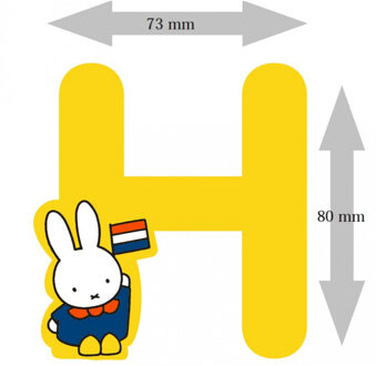 Nijntje Letter 8cm - H