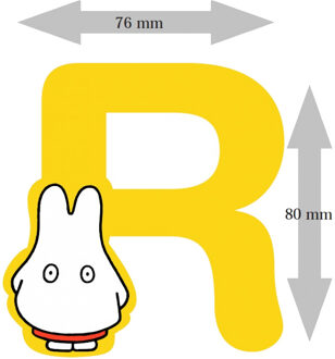Nijntje Letter 8cm - R