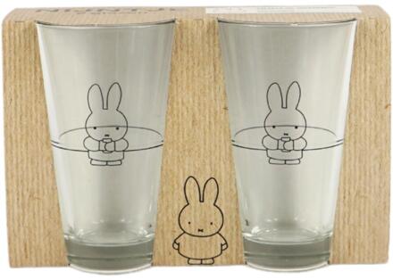 Nijntje longdrinkglazenset 2-delig 330ml transparant