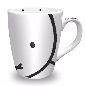 Nijntje Mok/beker Nijntje snoet 10 cm Multikleur